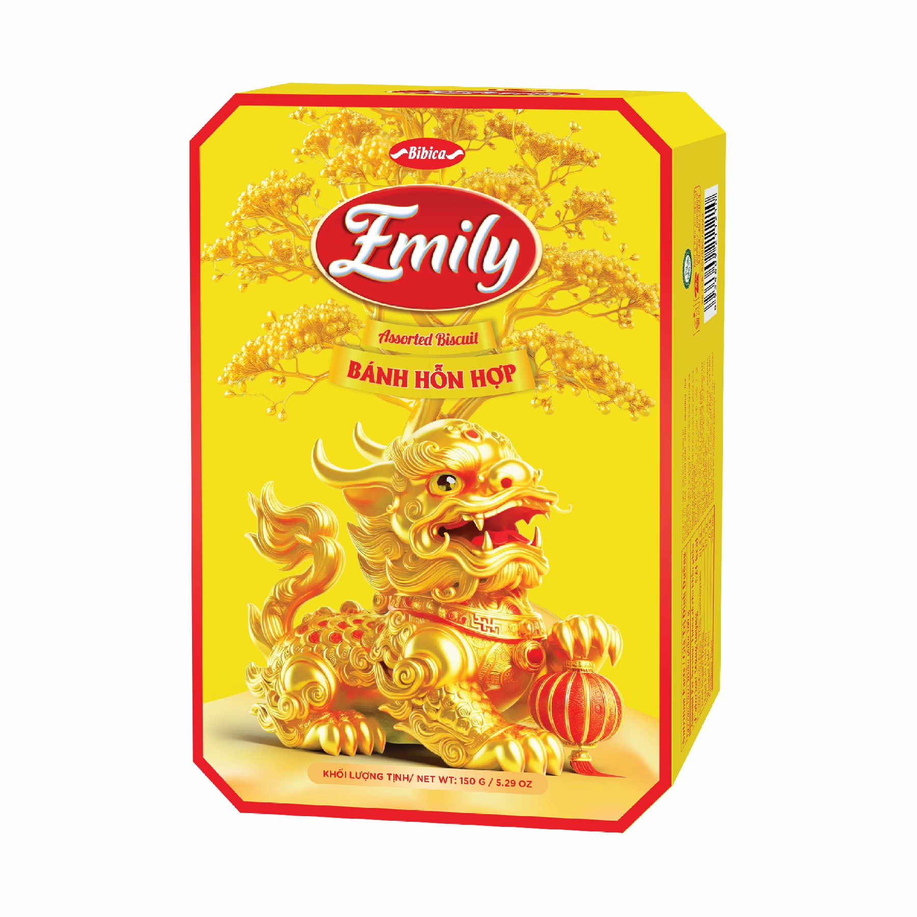 Bánh hỗn hợp Emily Lân Vàng HG 150g (5.4kg)