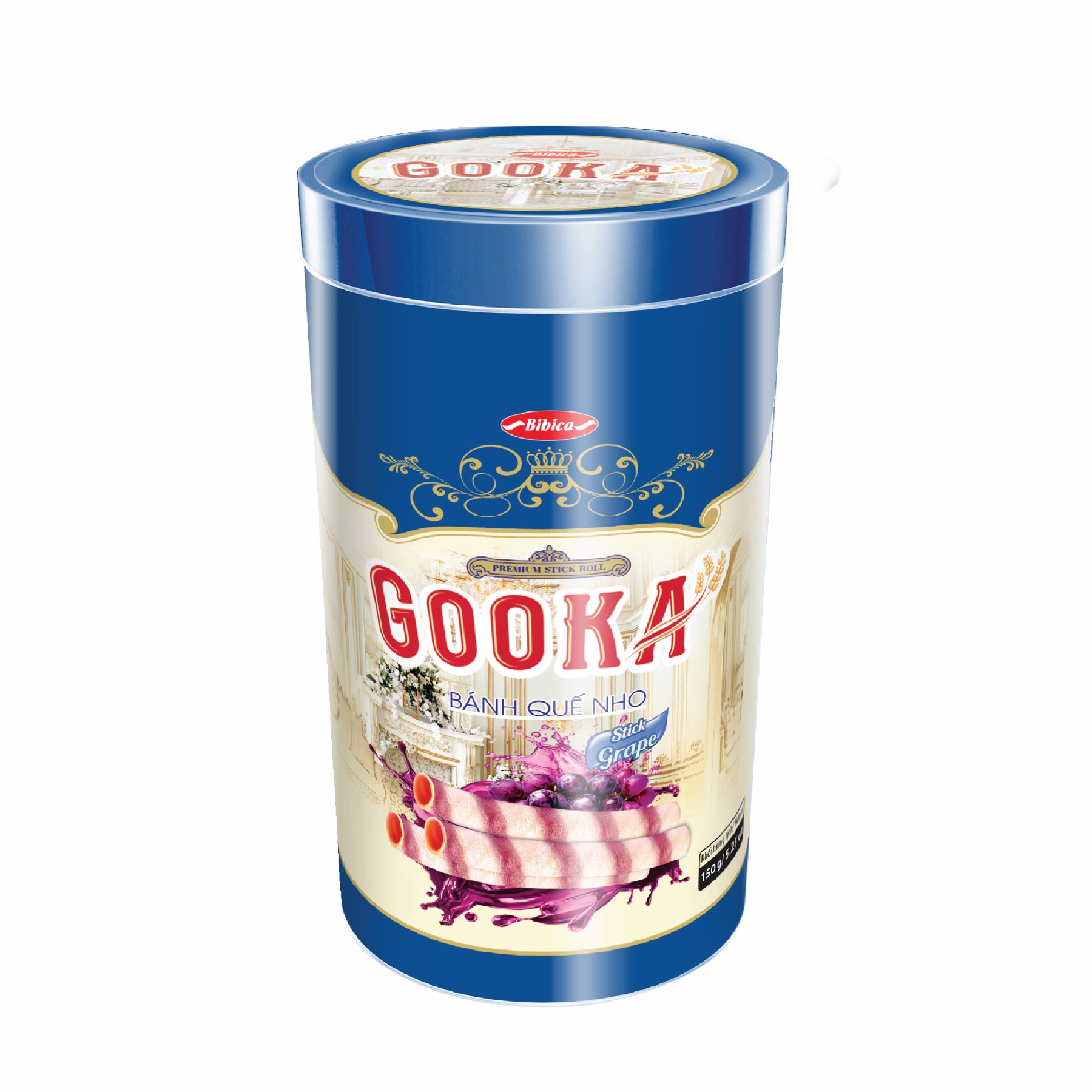 Bánh Quế GooKa Nho soda HT 150g (3.6 Kg)