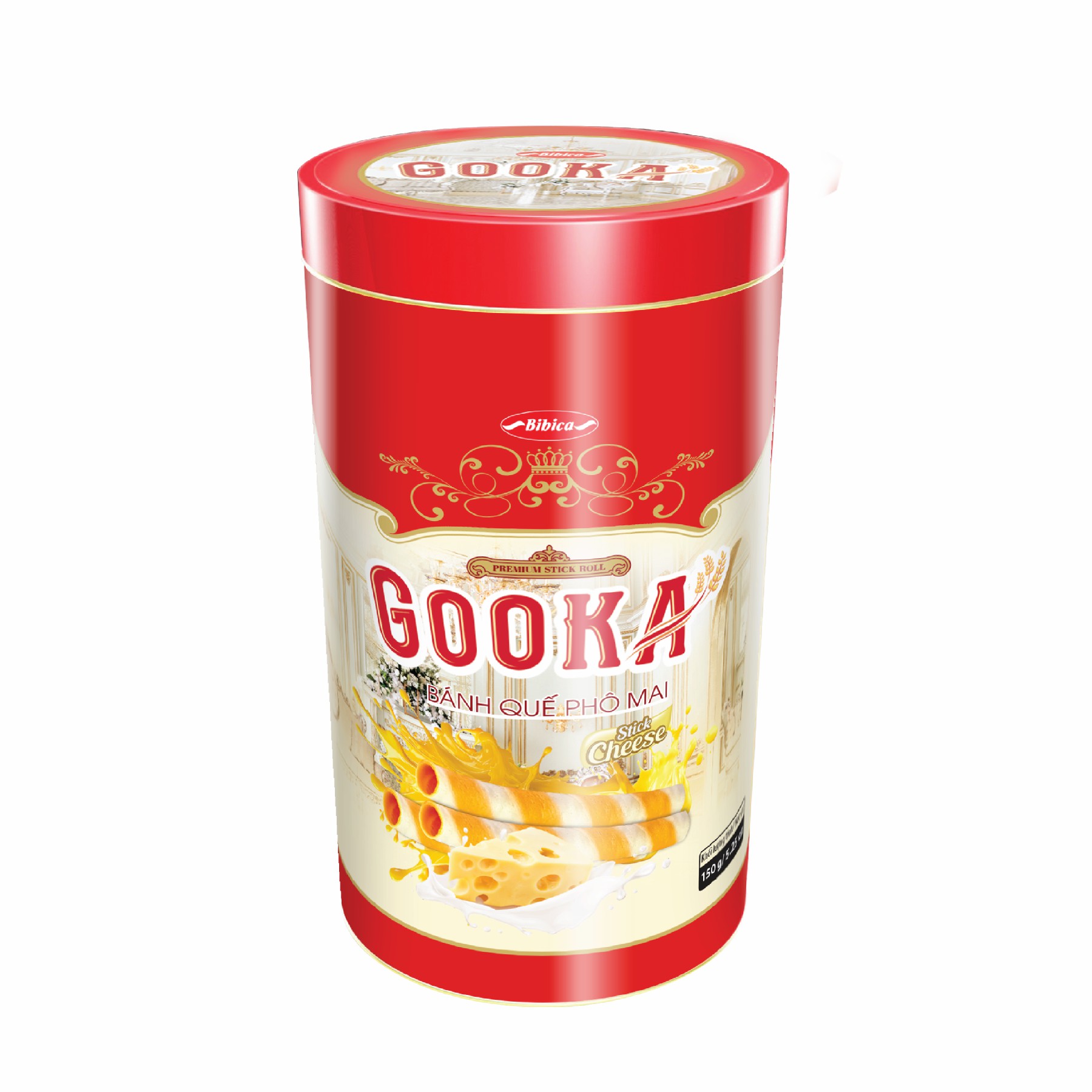 Bánh Quế GooKa Phô mai HT 150g (3.6 Kg)