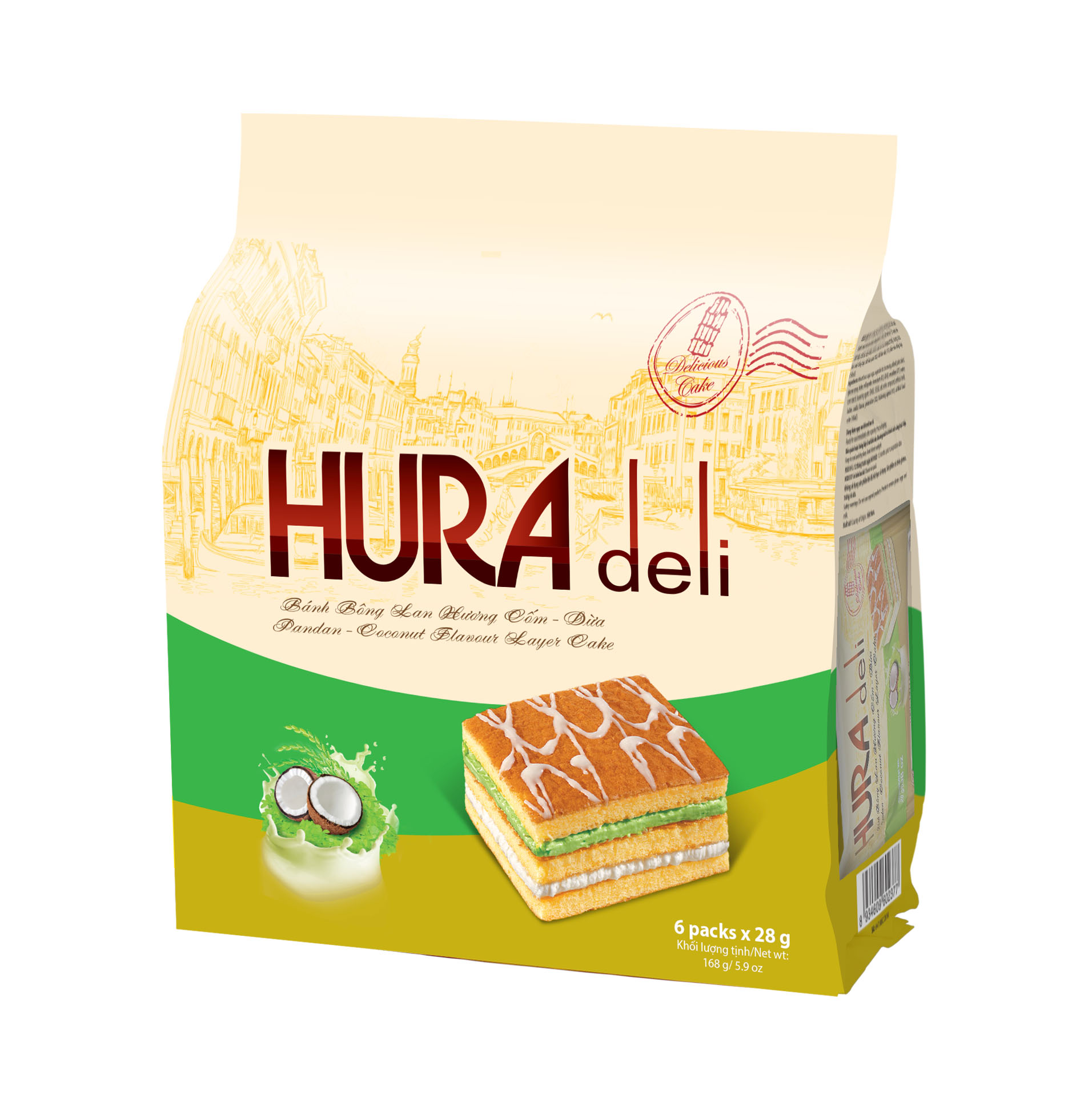 Cốm - Dừa Túi 168g