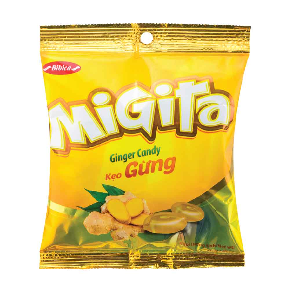 Migita Hard Candy Ginger Flavor