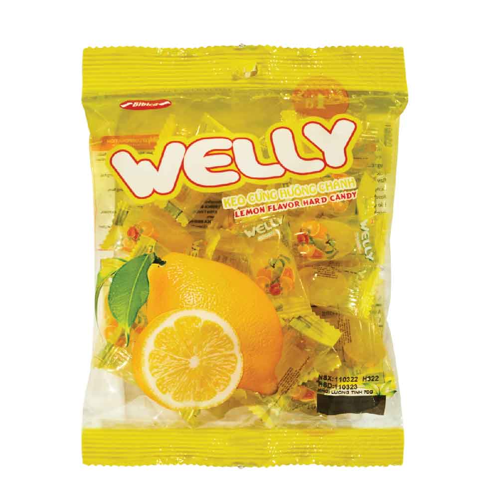 Kẹo Cứng Welly Ổi - Cam - Chanh - Dâu - Hỗn Hợp