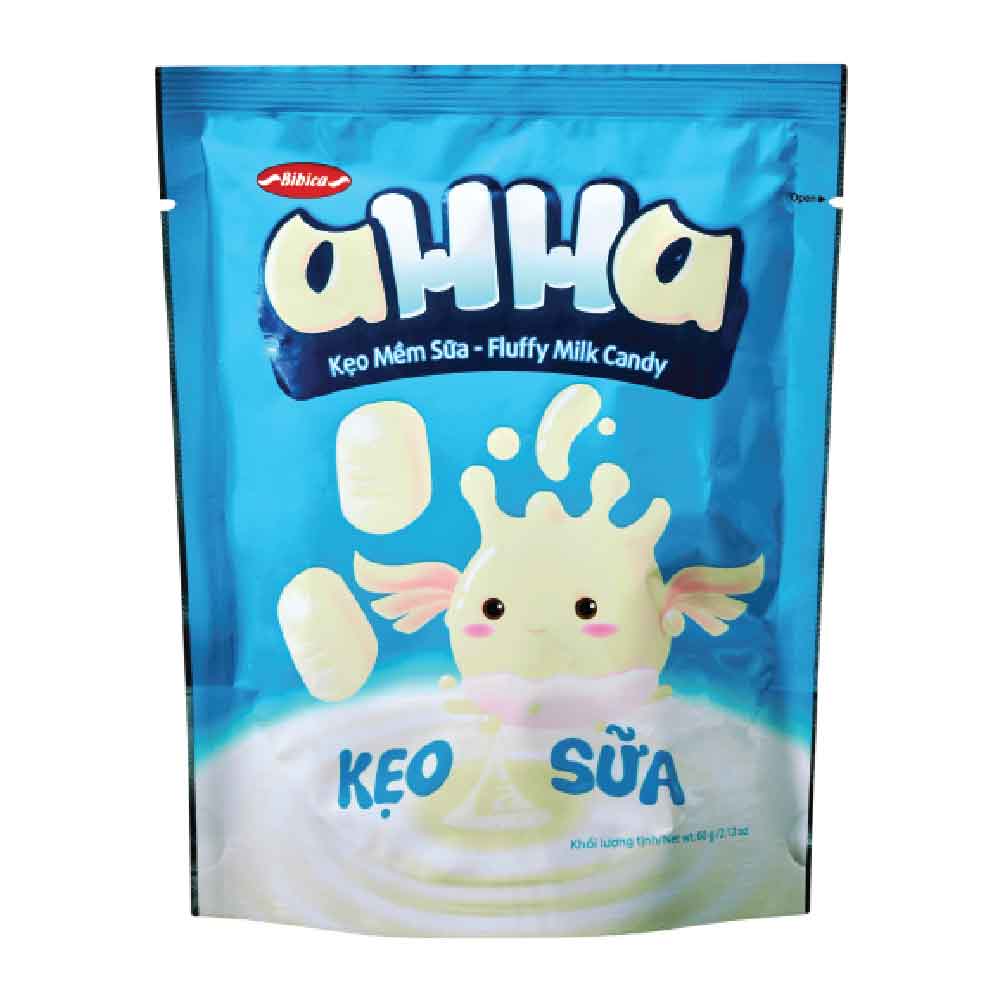 Kẹo mềm sữa Ahha túi 275g (6,6kg)