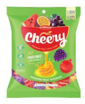 Kẹo Dẻo Cheery Nước Ép Trái Cây