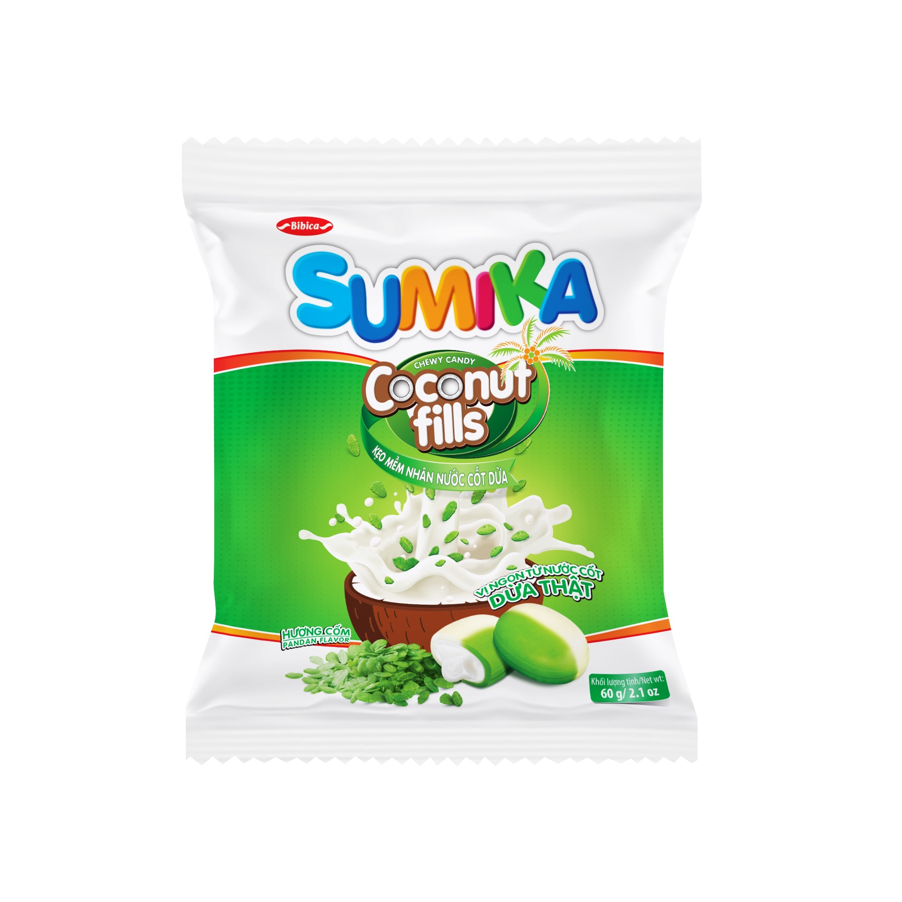 Kẹo Mềm Nhân Nước Cốt Dừa Sumika