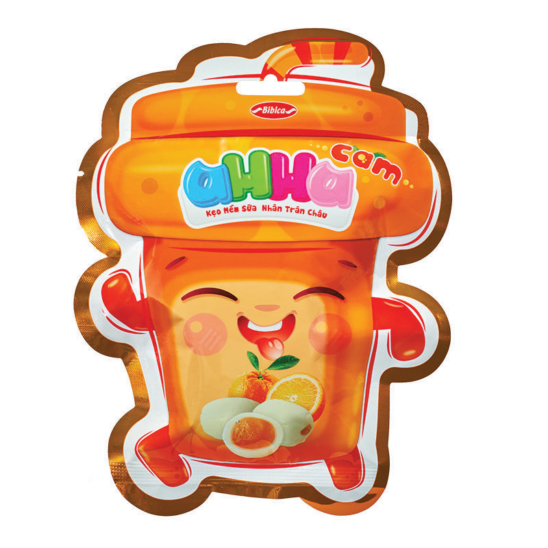 Kẹo Mềm Sữa aHHa Nhân Trân Châu Hương Cam - Me - Dâu