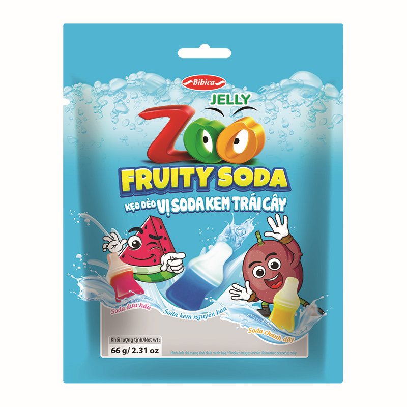 Kẹo Dẻo Zoo Cola - Tăng Lực - Soda Kem Trái Cây