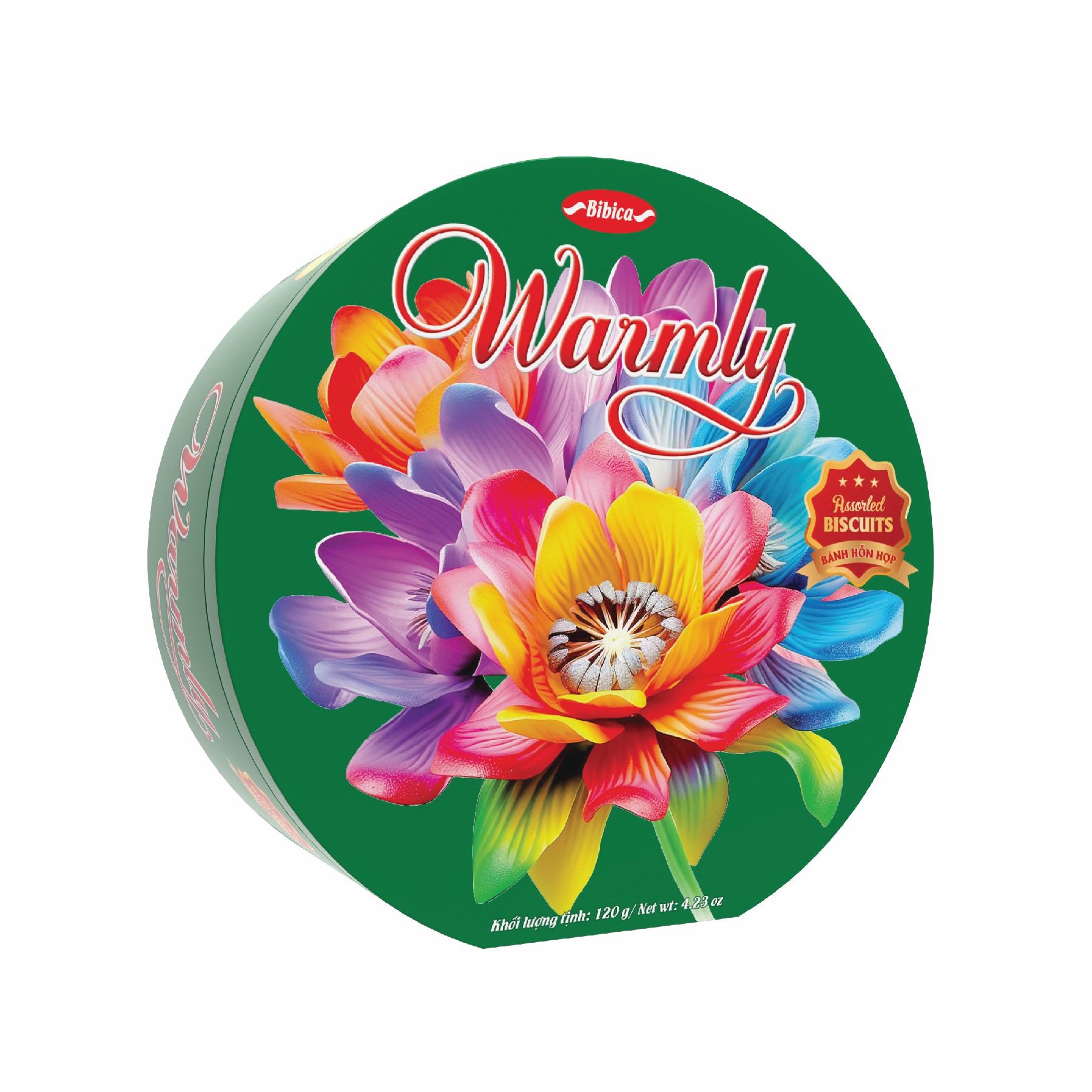 Bánh Warmly Vạt góc Mộc Lan Xanh Lá HT 120g (2.88 Kg)