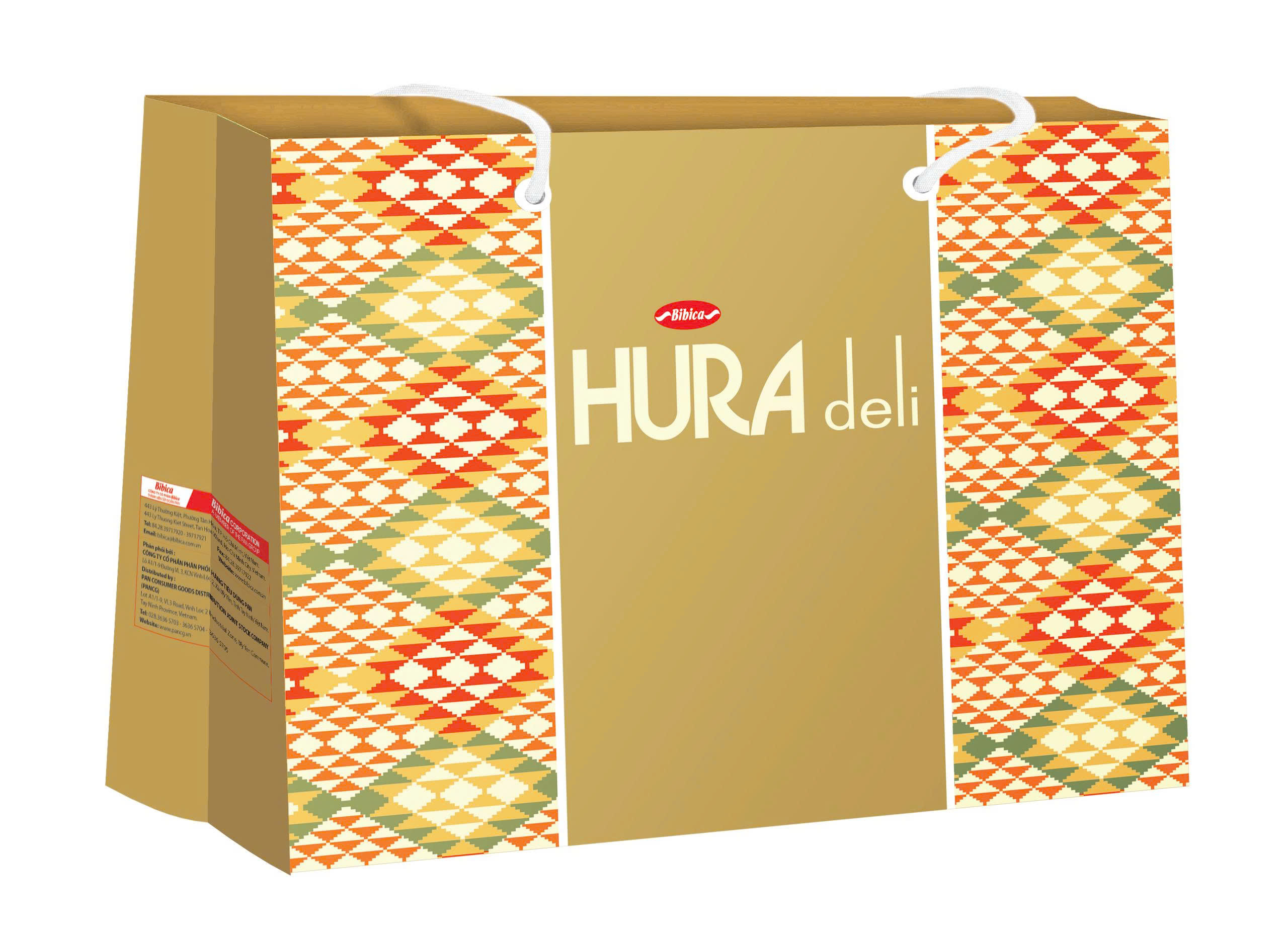 Bánh Bông Lan Cốm - Dừa Hura Deli HG 392g