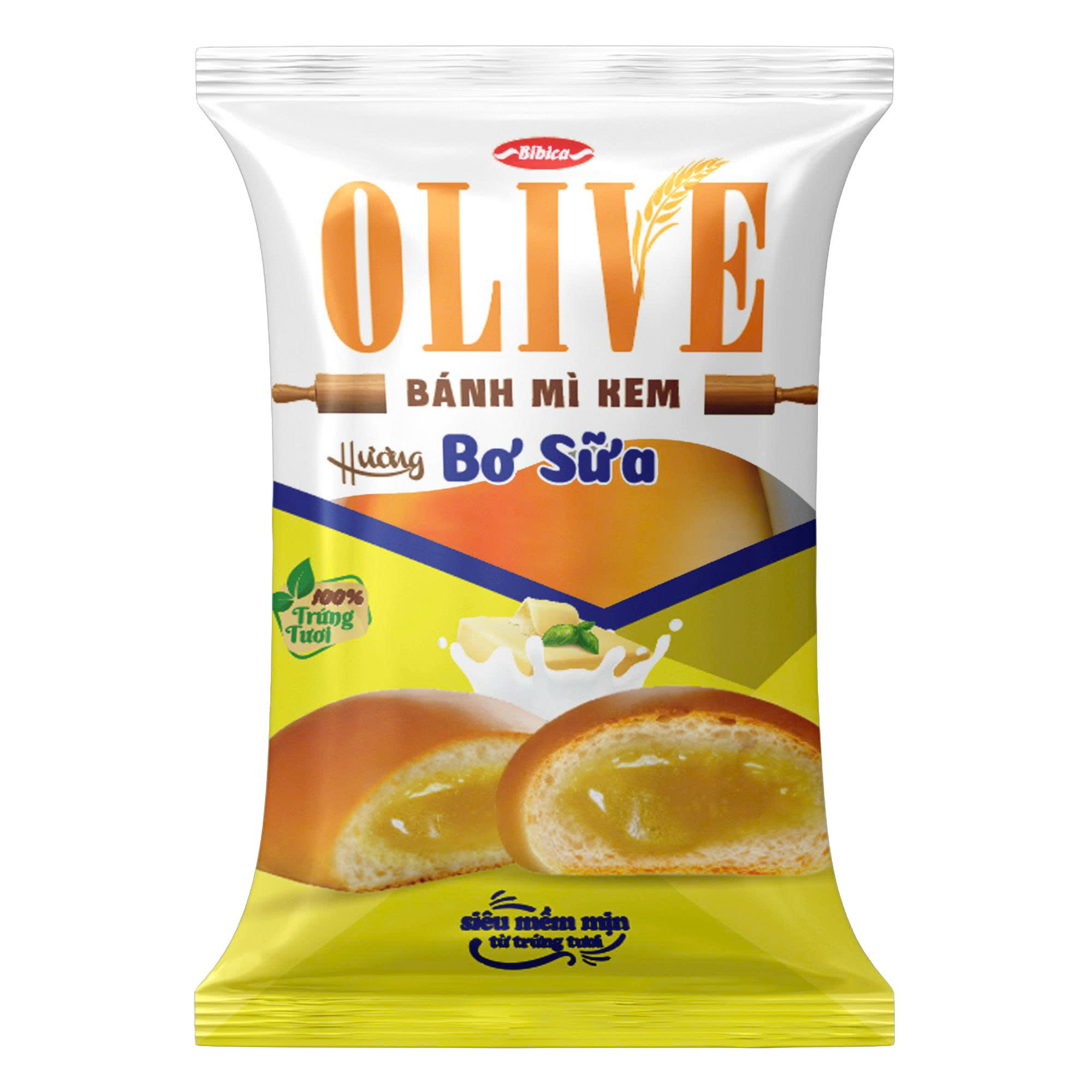 Bánh mì tươi Olive Bơ sữa