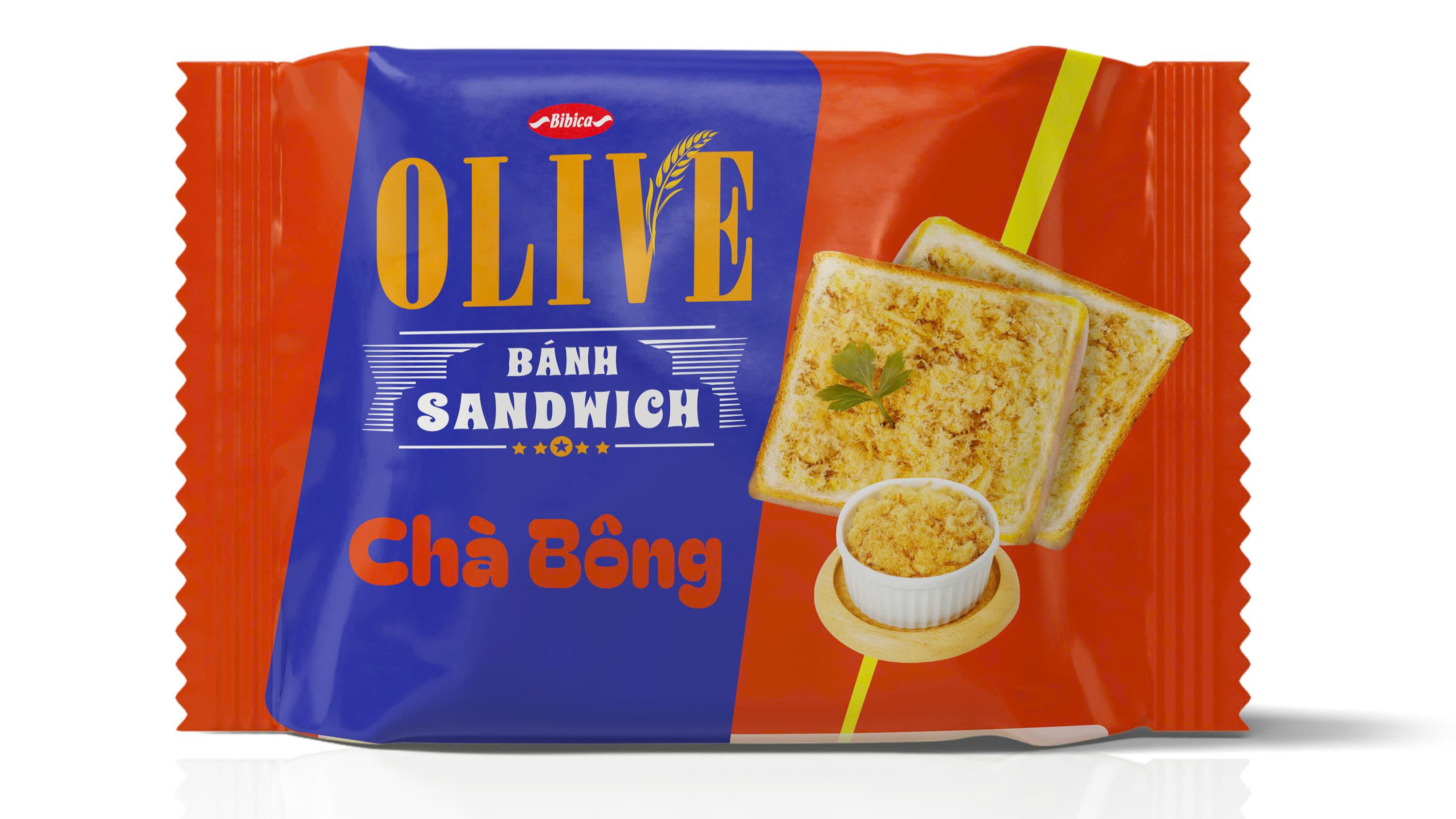 Bánh Olive Sandwich chà bông 40g
