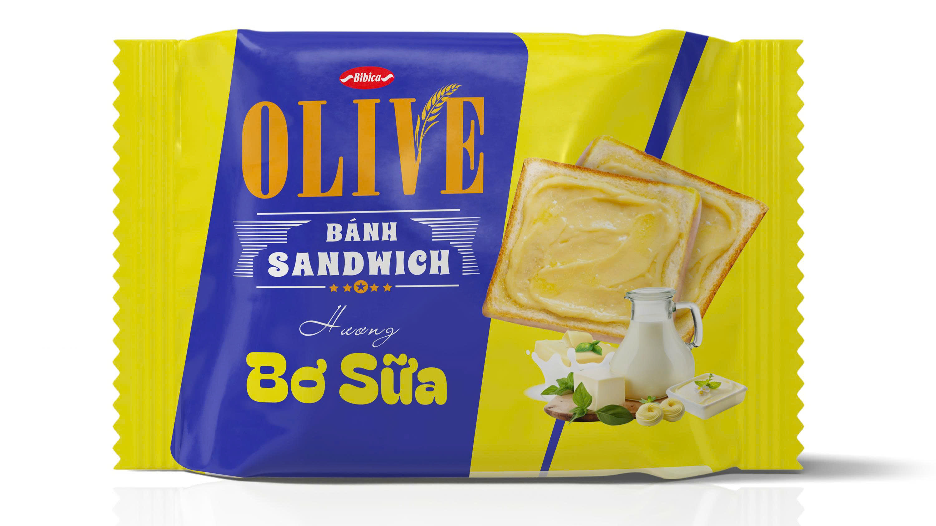 Bánh Olive Sandwich hương bơ sữa 40g