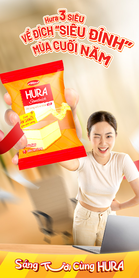 Bánh HURA Sandwich ăn sáng