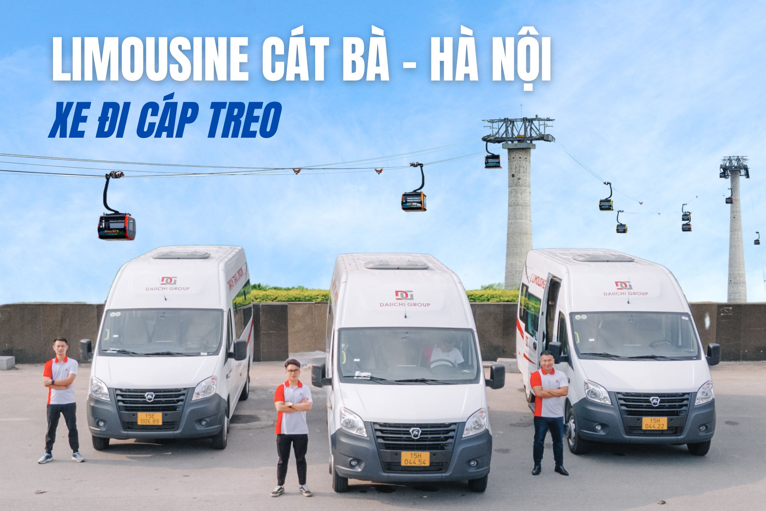 Xe Cát Bà - Hà Nội | Limousine + Cáp treo
