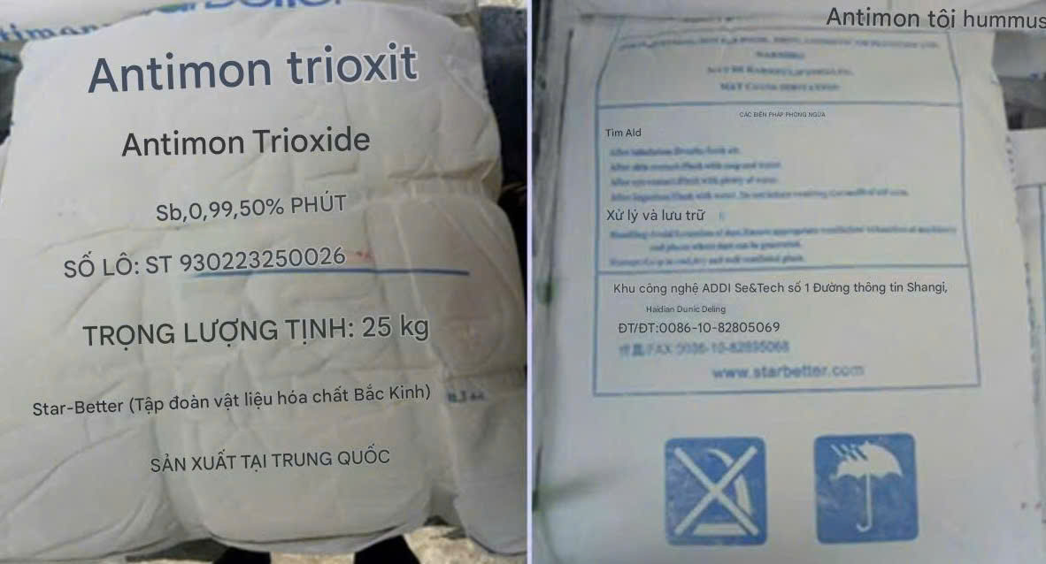BÁN ANTIMON TRIOXIT