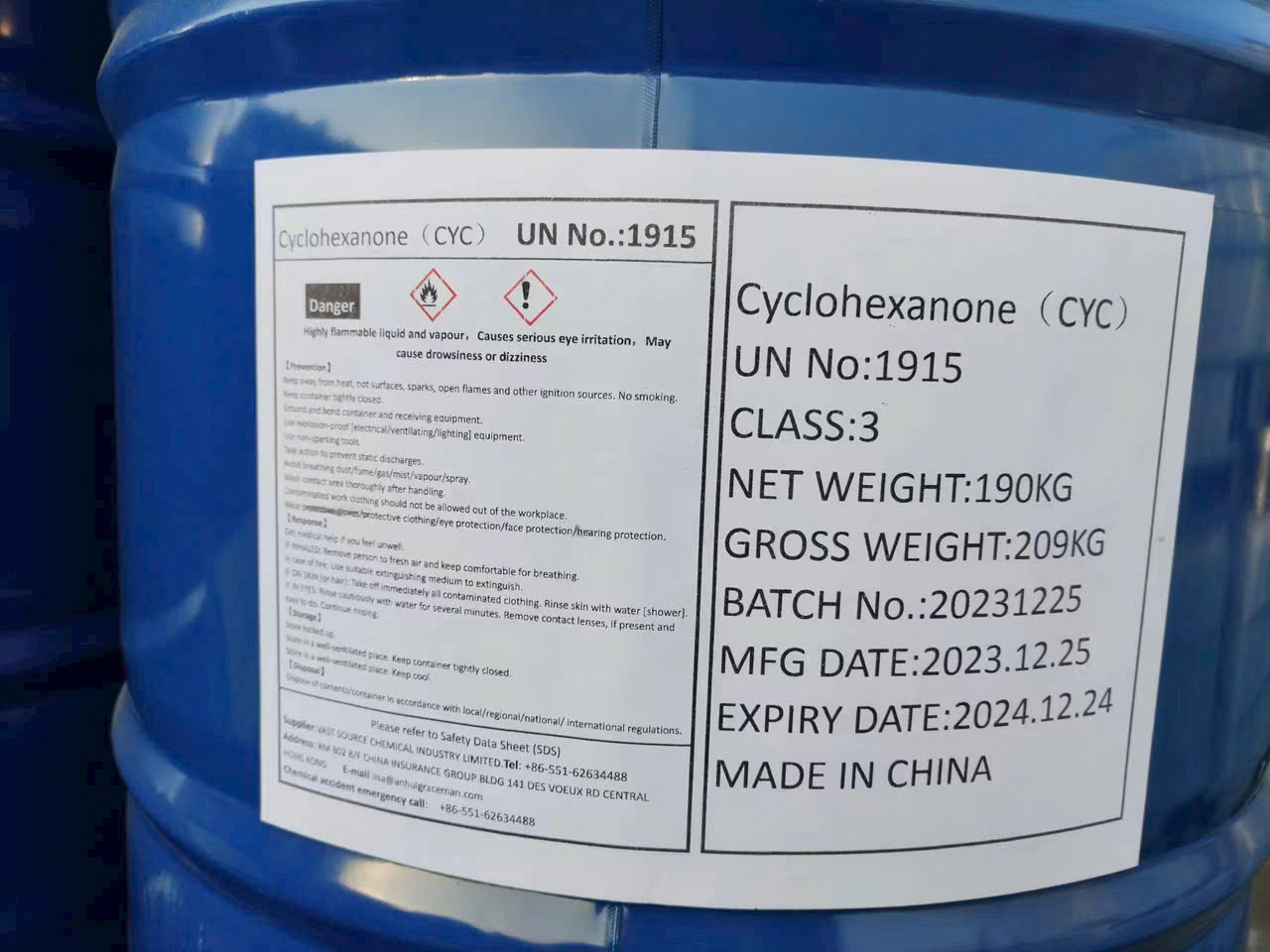 BÁN CYCLOHEXANON - CYC - DẦU ÔNG GIÀ
