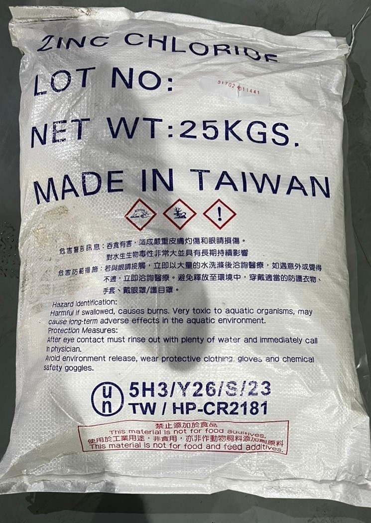 BÁN KẼM CHLORITE-ZnCl2