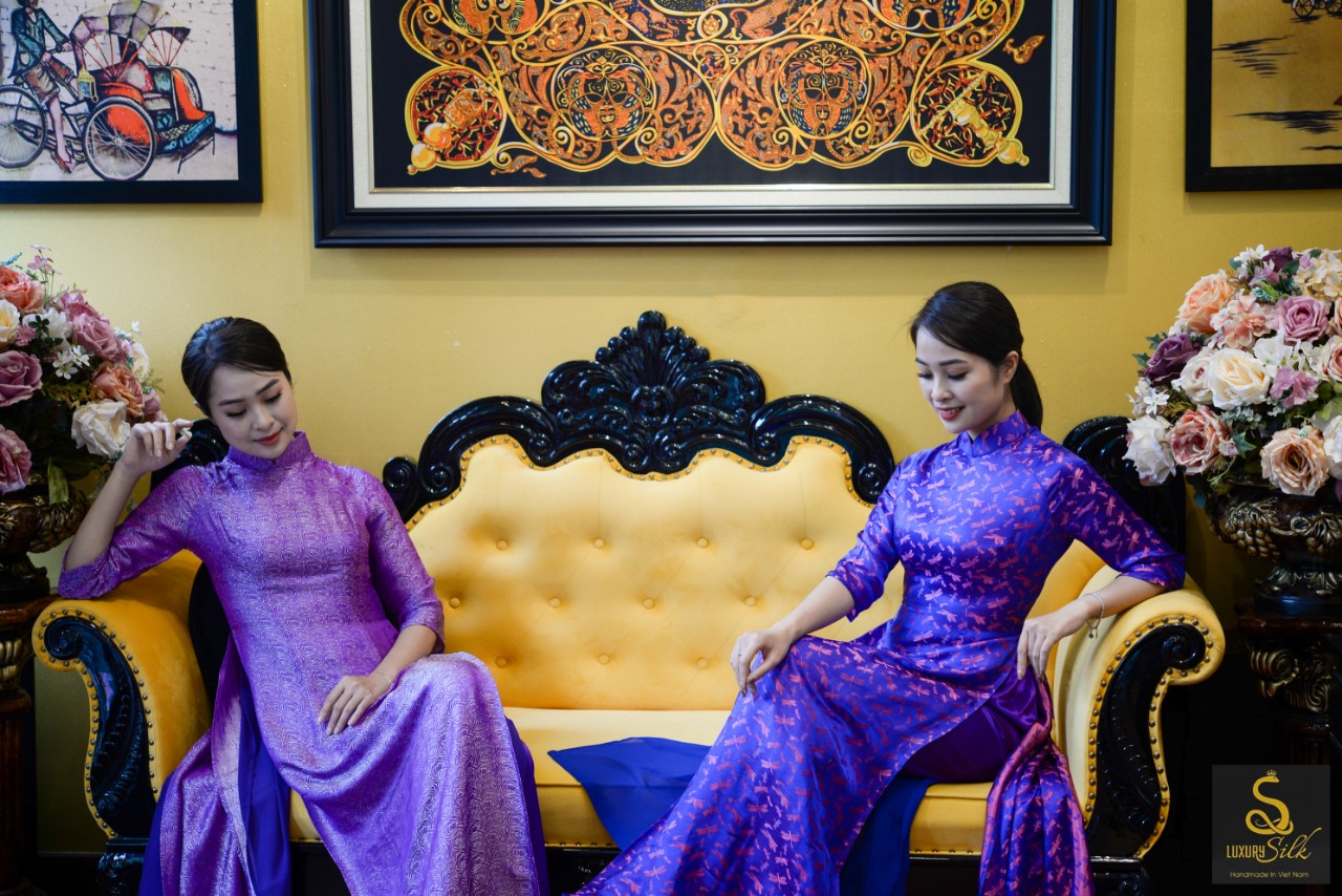 Áo dài Handmade dệt thủ công truyền thống