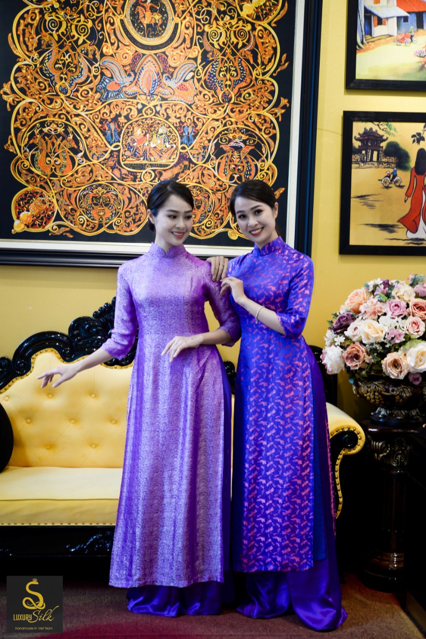 Áo dài Handmade dệt thủ công truyền thống