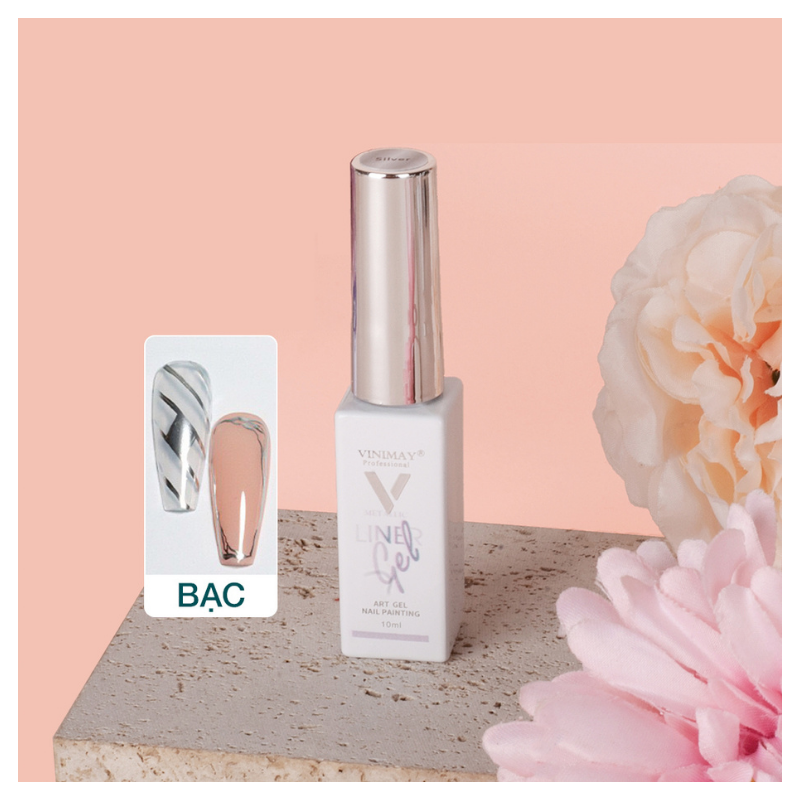 Gel vẽ cọ nét metan Vinimay - Bạc (1/5/10/30/50 pcs/case)