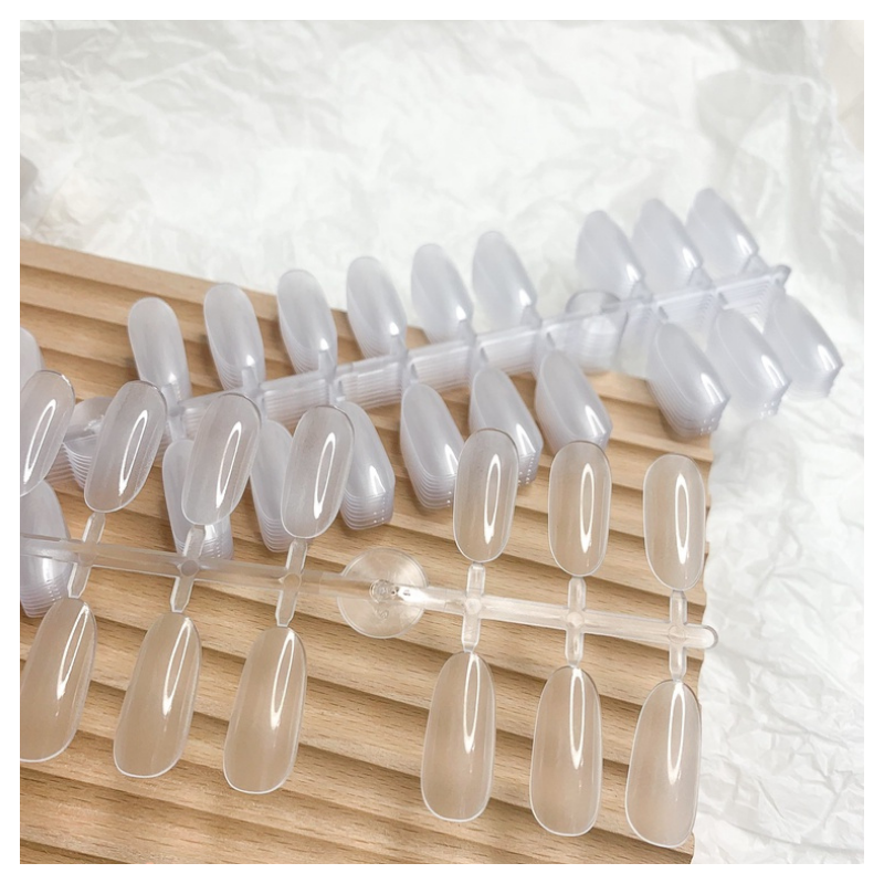 Móng thanh form bầu màu trong (5/10/30/50 set/case) (240 móng)