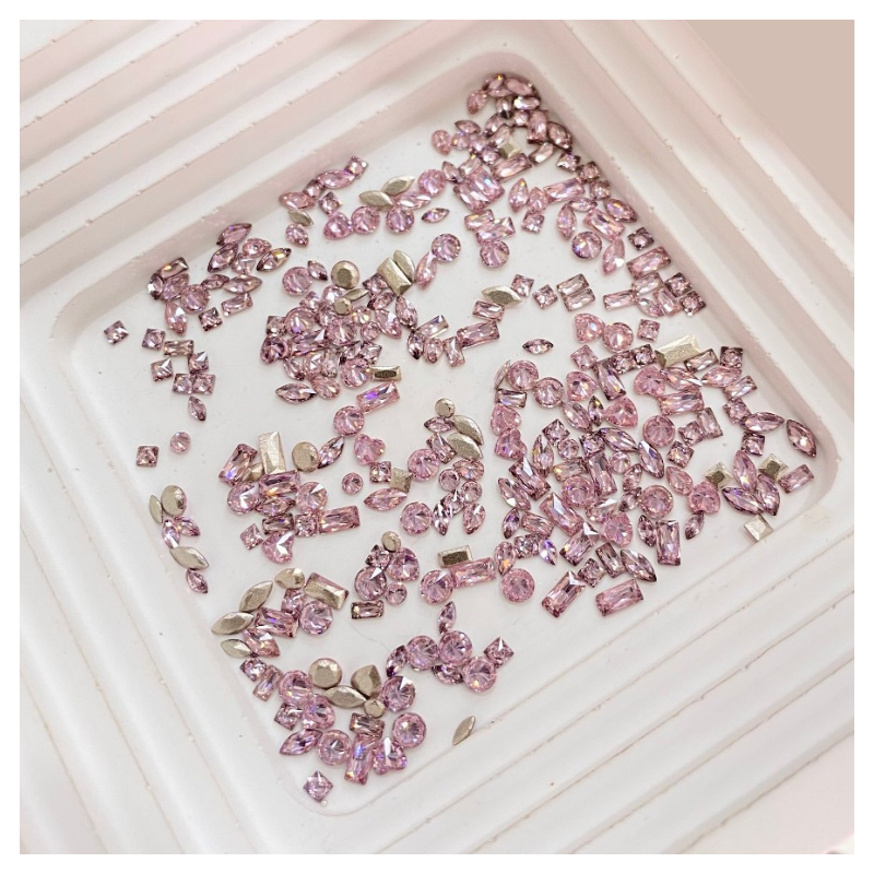 Đá chân bằng super mini màu hồng (5/10/30/50 set/case)