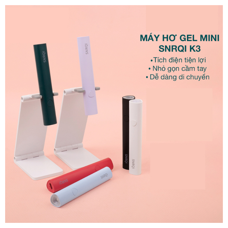 Đèn hơ gel mini cầm tay 3W (1/5/10/30 pcs/case)