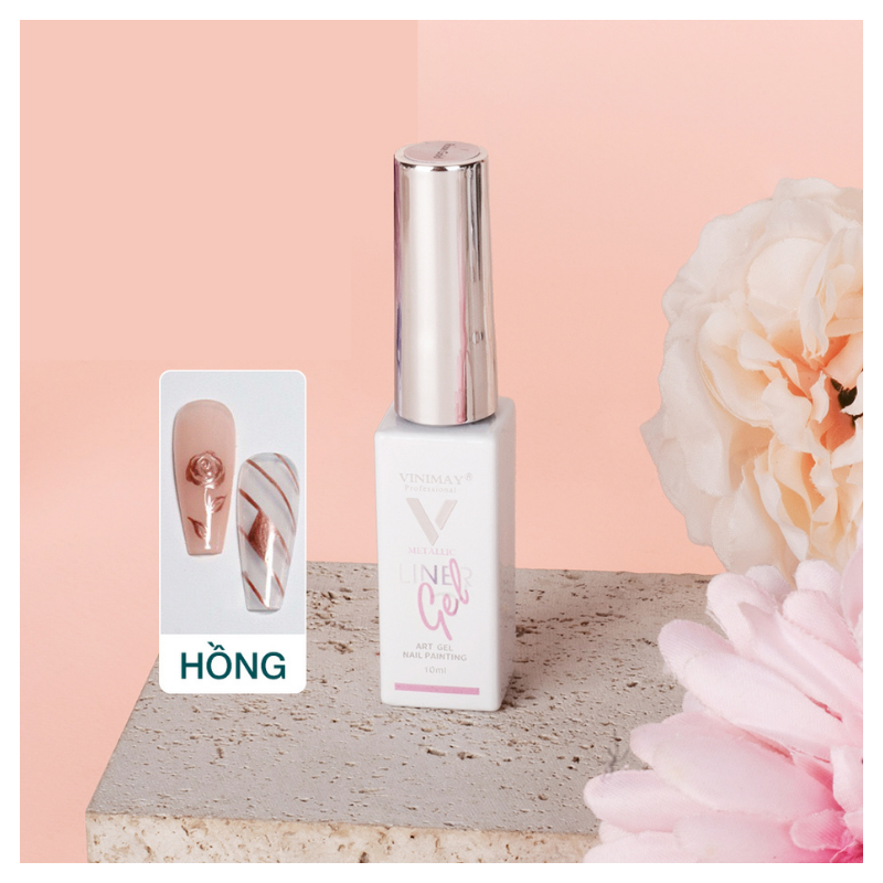 Gel vẽ cọ nét metan Vinimay - Hồng (1/5/10/30/50 pcs/case)