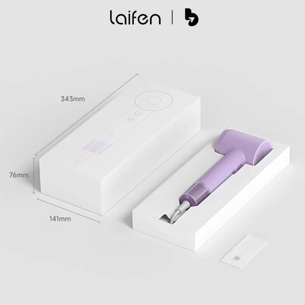 Máy sấy tóc ion âm tốc độ cao Laifen SE, Chip nhiệt AI thông minh