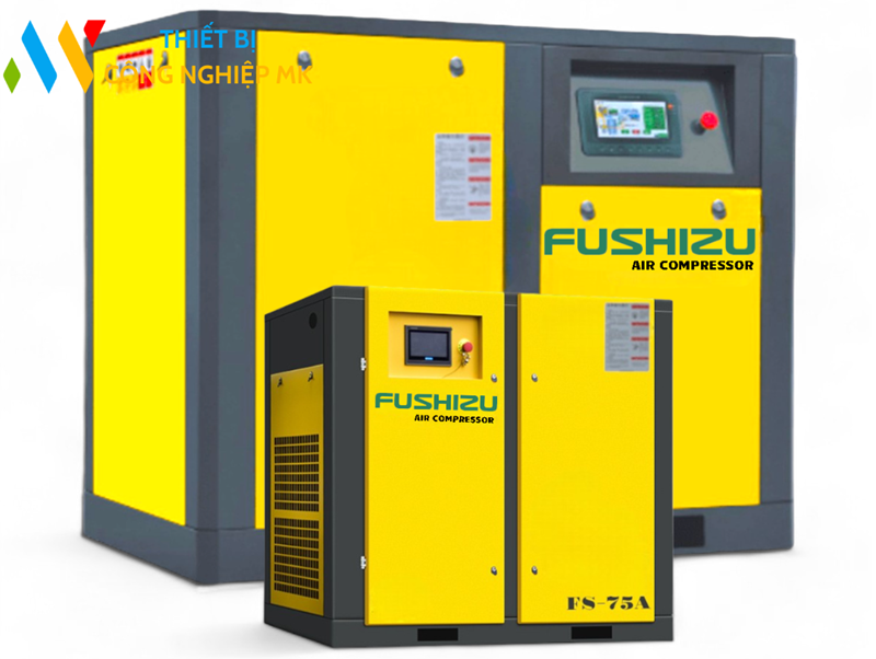 Máy nén khí trục vít fushizu: Công suất lớn, vận hành êm ái