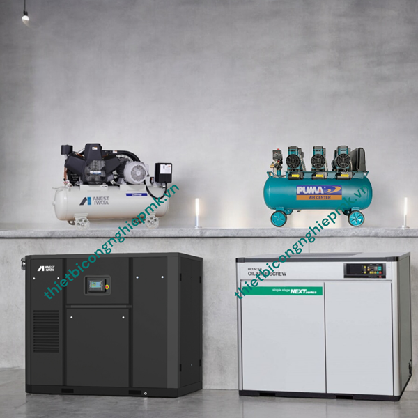 CÁC LOẠI MÁY NÉN KHÍ KHÔNG DẦU PHỔ BIẾN