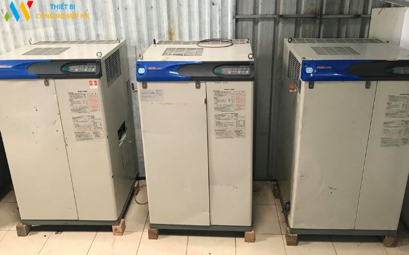 Máy nén khí trục vít Nhật bãi: Chất lượng và giá cả