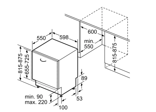 Máy Rửa Bát BOSCH SMV4HCX48E Series 4 - Đức Mới 100% Kho Điện Máy Hà Nội Giá Rẻ 