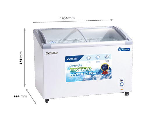 Tủ đông Hòa Phát Inverter 1 ngăn 451 lít HSF AD8451.C1 Giá Rẻ Chính Hãng Mới 100%