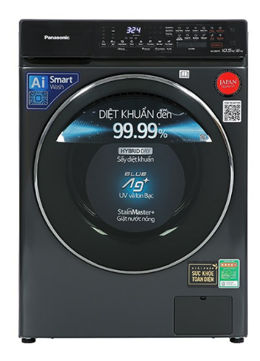 Máy Giặt Sấy Panasonic Inverter 10.5 Kg/6 Kg NA-S056FR1BV Kho Điện Máy Hà Nội Giá Rẻ Nhất