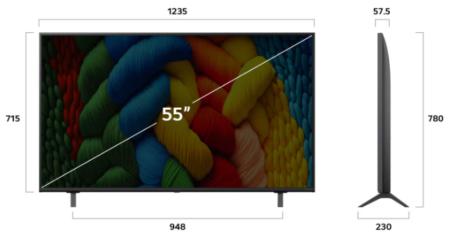 Tivi NanoCell LG 4K 55 inch 55NANO80ASA Model 2025 Mới 100%