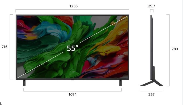 Smart Tivi QNED evo LG AI 4K 55 inch 55QNED86ASA Mẫu 2025 Mới 100% Giá Rẻ