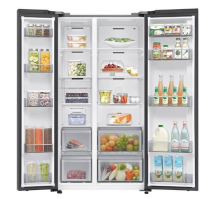 Tủ lạnh Samsung Side By Side Inverter 655 lít RS70F65Q3FSV Nguyên Seal