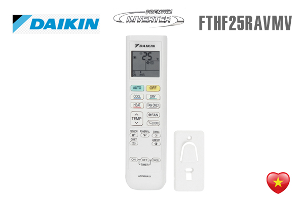 Điều hòa Daikin 2 chiều 9.000BTU FTHF25RAVMV