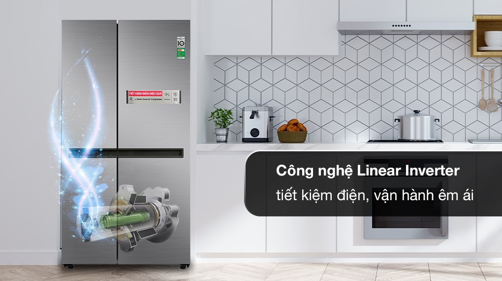 Tủ lạnh LG GR-B257JDS  Inverter 649 Lít