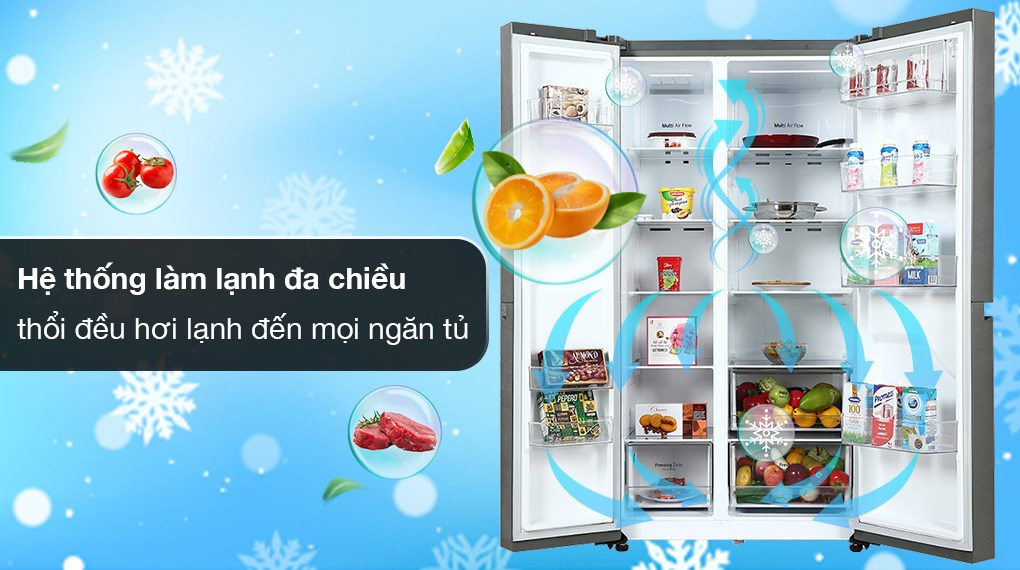 Tủ lạnh LG GR-B257JDS  Inverter 649 Lít