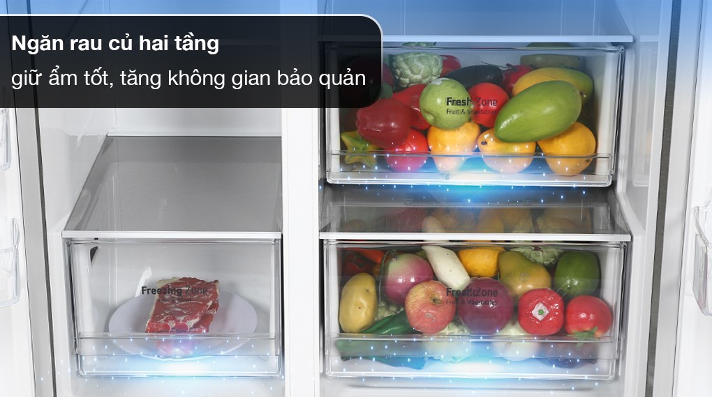 Tủ lạnh LG GR-B257JDS  Inverter 649 Lít