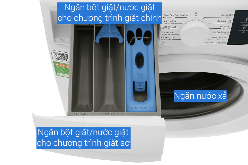 Máy giặt Electrolux EWF1024D3WB  Inverter 10 kg