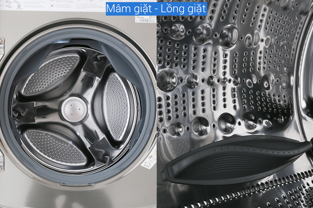 Máy giặt sấy LG F2721HTTV  Inverter 21 kg