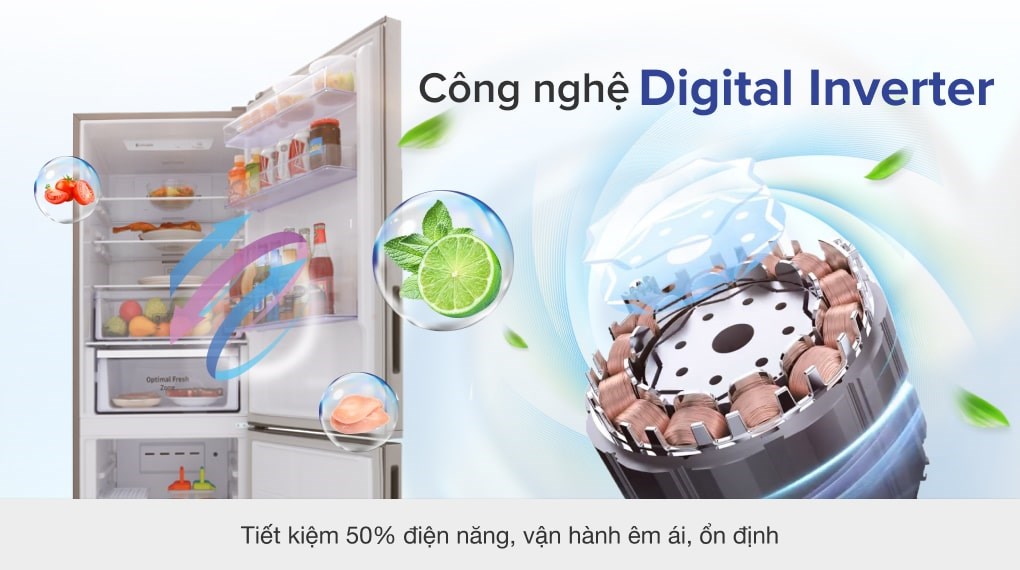 Tủ lạnh Samsung Inverter 310 lít RB30N4010S8/SV