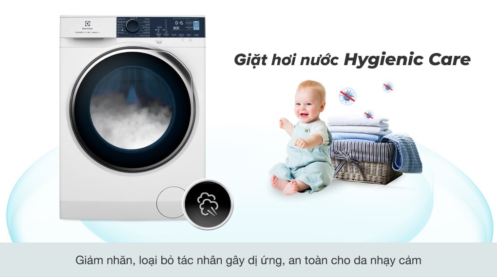 Máy giặt sấy Electrolux Inverter giặt 10 kg - sấy 7 kg EWW1024P5WB