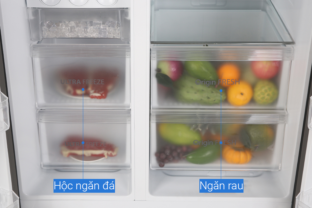 Tủ lạnh Toshiba SBS Inverter 493L RS637WE-PMV(06)-MG