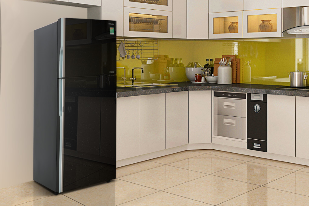 Tủ lạnh Hitachi Inverter 366 lít R-FVX480PGV9 GBK