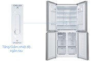 Tủ lạnh Sharp Inverter 362 lít Multi Door SJ-FX420VG-BK