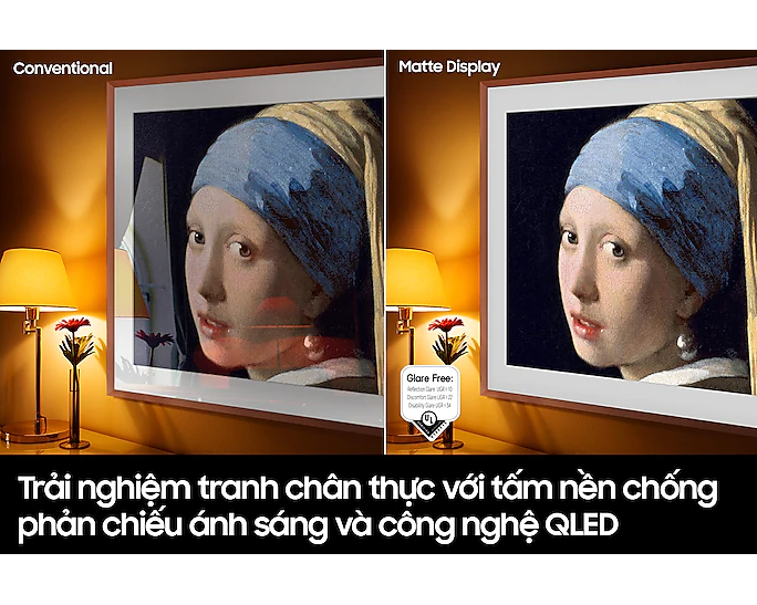 Smart Tivi Khung Tranh The Frame QLED Samsung Full HD 32 inch QA32LS03C  ( 32LS03C )